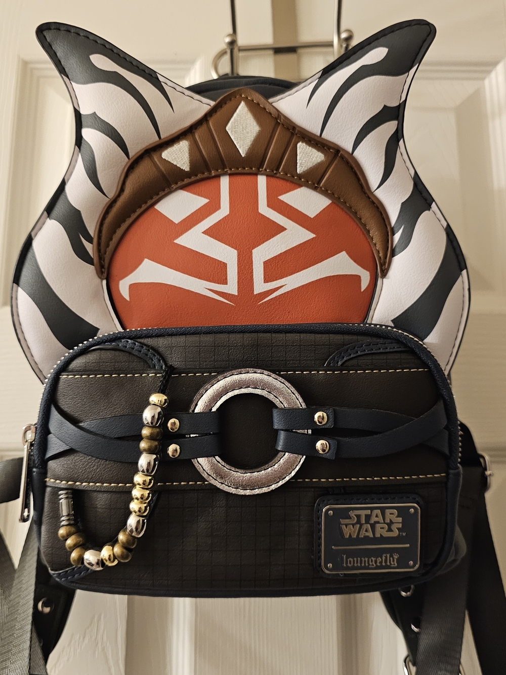 Loungefly Star Wars Ahsoka Crossbody Bag - Black, Brown & White